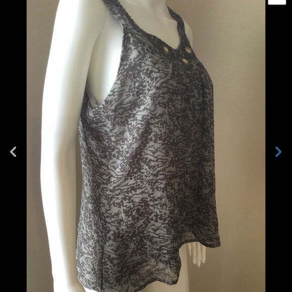 Cynthia Rowley Women's Blouse Size Large Beaded - Picture 4 of 5